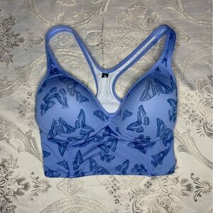 NWOT VS Blue Butterfly Sports Bralette
